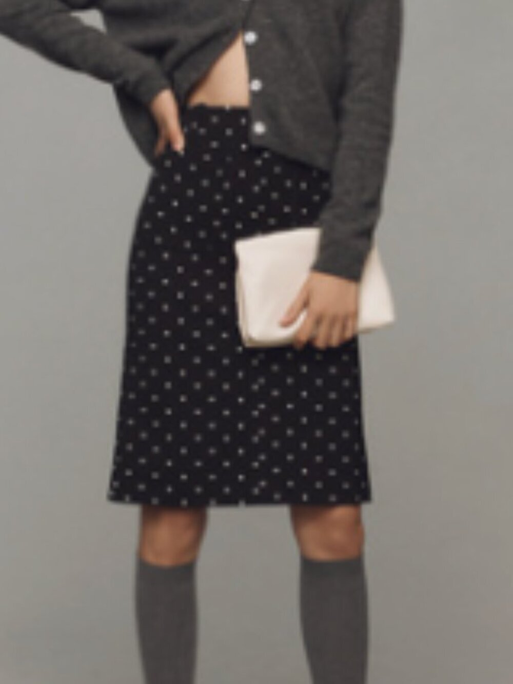 Maeve Colette Midi Skirt - Polka dots